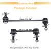 Ford Edge 4 x Front Rear Stabilizer Sway Bar Links (2007-2014)