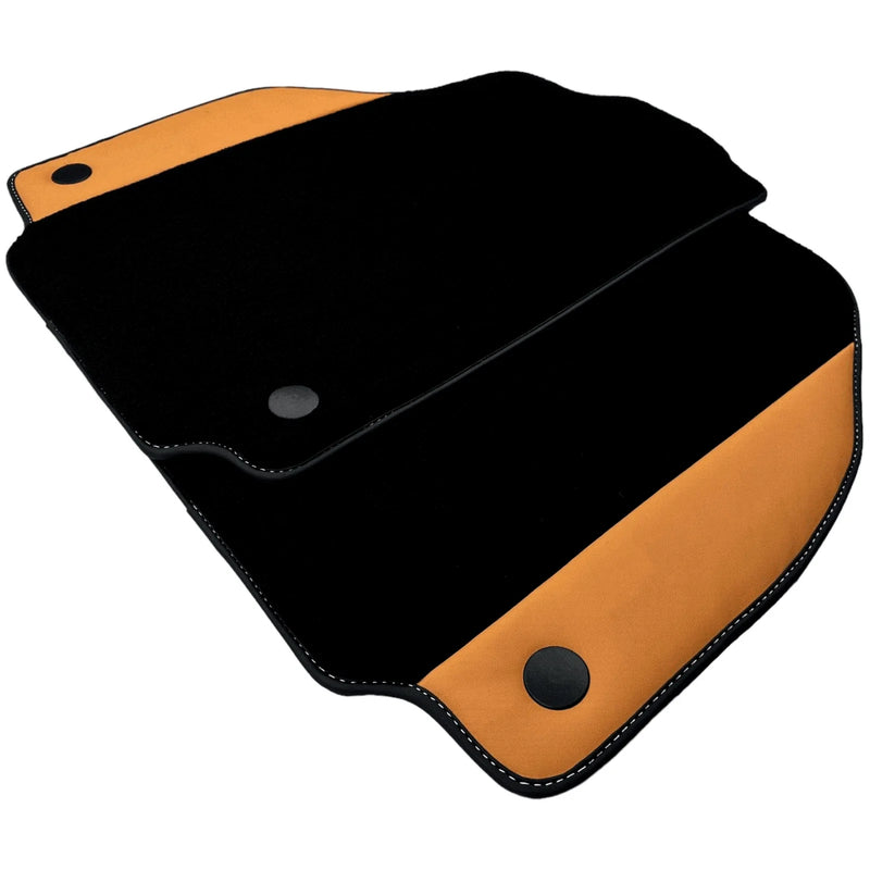 Ferrari F8 Spider | Beige Nappa Leather AutoWin Floor Mats (2020-2023)