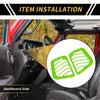 Jeep Wrangler JL JLU Dashboard Side Air Vent AC Outlet Cover (2018-2024)