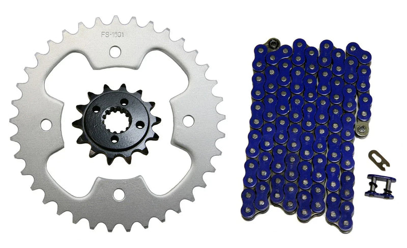 Polaris Predator 500 Blue 520x92 O-Ring Drive Chain 14/38 Sprockets (2005–2007)