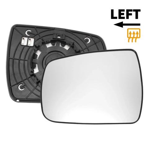 KIA Sorento Left Side Heated White Mirror Glass (2009-2014)