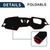 BMW 4 Series 2021 Sun Pad Black Red Dashboard Dash Cover Mat