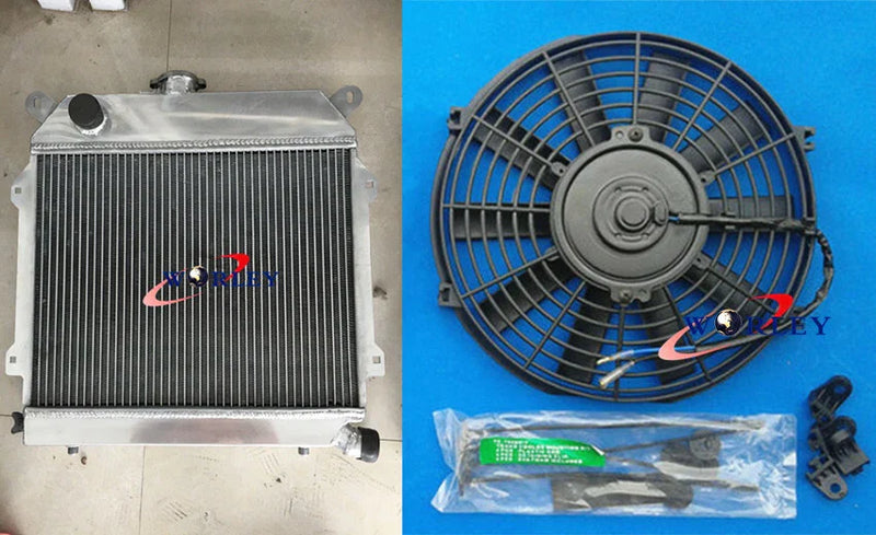 BMW E21 320i M10 Aluminum Radiator + Fan (1977-1983)
