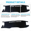 Toyota Hilux (2020-2024) Black Non-Slip Dash Mat Cover