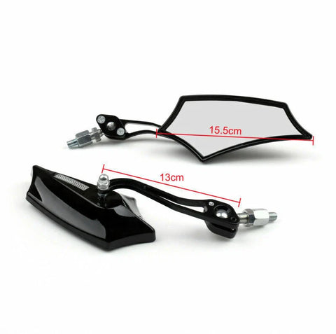 Motorcycle Chopper Cruiser 8mm/10mm Rear View Mirrors