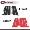 Ford Maverick 2022-2023 Black Front Left Right Door Pillar Window Trim