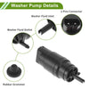 BMW E36 Windshield Washer Pump w/Grommet