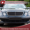 Mercedes-Benz E320 (1994-2006) Silver Front Left Washer Nozzle Cover