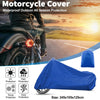 XL Motorcycle Cover Universal Scooter Waterproof Blue