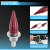 Universal Motorcycle License Plate Screws Cover 5.4cm Red 4 x