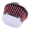Car Motorcycle - Compatible with Various Models 51mm Red Air Filter Cone