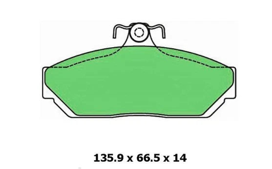 Holden WB Statsman UTE Front Ceramic Brake Pad Set