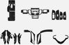 Acura TSX Carbon Fiber Pattern Car Interior Cover Decal (2009–2014)