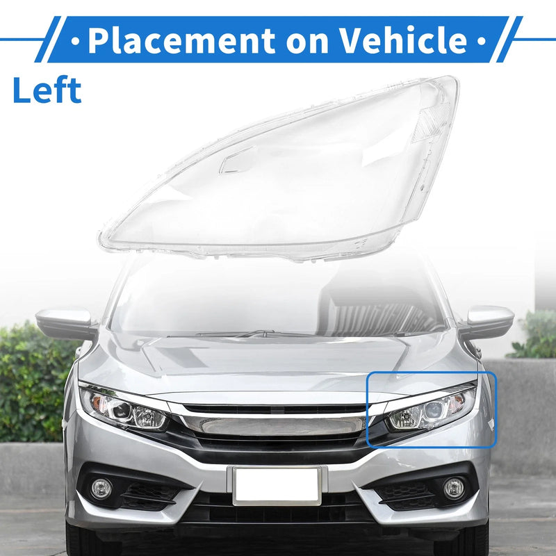 Honda Accord Car Front Left Headlight Lens Cover (2003-2007)