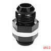 Black Aluminum AN12 Flare Fuel Cell Bulkhead Fitting w/ Washer