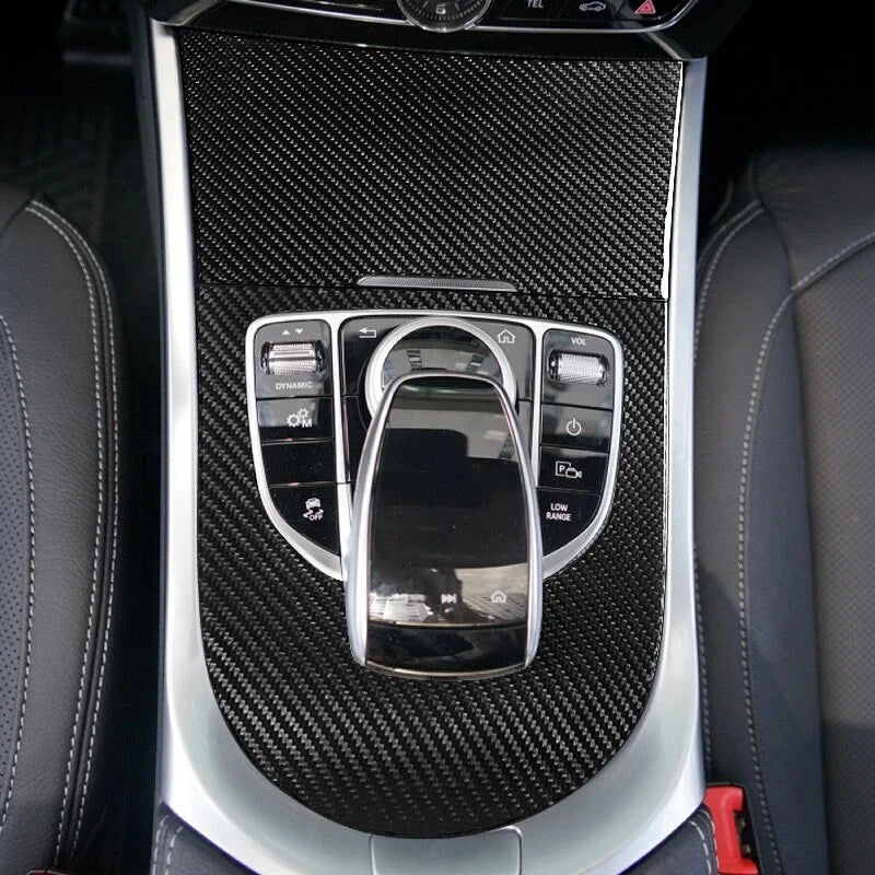 Benz G500 G63 W464 2019-2023 Real Carbon Fiber Gear Shift Panel Cover Trim