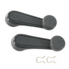 Pair Window Crank Handle Fits Toyota Hilux Tacoma T100 Ute Pickup Truck 1989-04