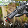 End Plug / 18-20mm / Motorcycle Handlebar Aluminum Alloy Red 2 x