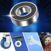 Car 10 x 12x28x8mm Double Rubber Seal Deep Groove Ball Bearings