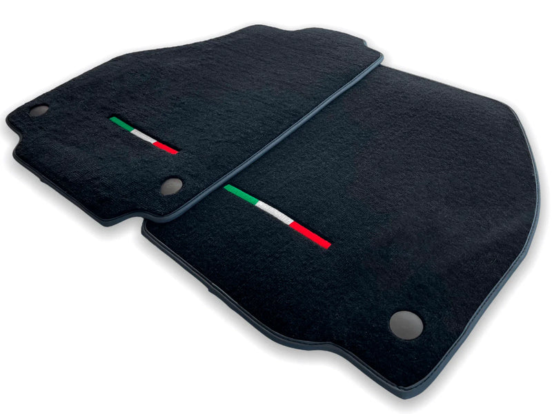 Ferrari 458 Spider Black Tailored Carpets Set Floor Mats (2010-2015)