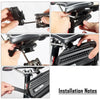 WILDMAN MTB Bicycle Hard Shell Waterproof Saddle Bag (Fits Most Models)