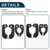 Ford Focus (2012-2015) Black Car Door Anti Kick Pad Sticker Protector