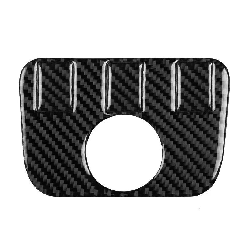 Dodge Charger Carbon Fiber Rear Console Seat USB Panel Cover Trim (2015-2022)