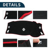 Nissan Elgrand E52 (2010-2024) Black Red 1 Set Dashboard Cover Mat