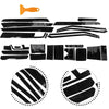Mercedes E-Class W212 1 x Carbon Fiber Interior Trim Decals (2009–2016)