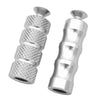 Universal Motorcycle Silver 6mm Foot Peg Gear Shift Brake Lever Toe Peg Pedal