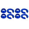 Nissan Maxima 300ZX Blue Aluminum Rear Sub Frame Bushing Collars (1989-1996)
