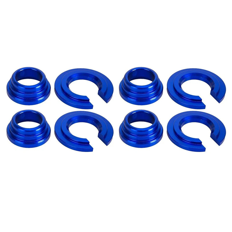 Nissan Maxima 300ZX Blue Aluminum Rear Sub Frame Bushing Collars (1989-1996)