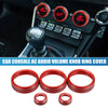 Subaru BRZ GR86 2022 AC Audio Volume Knob Cover Set of 5