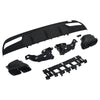 Mercedes W205 C300 C450 Rear Diffuser Chrome Exhaust Tips (2015-2021)