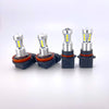 Mitsubishi Triton Bright White LED Fog DRL Daytime Running Light Bulbs