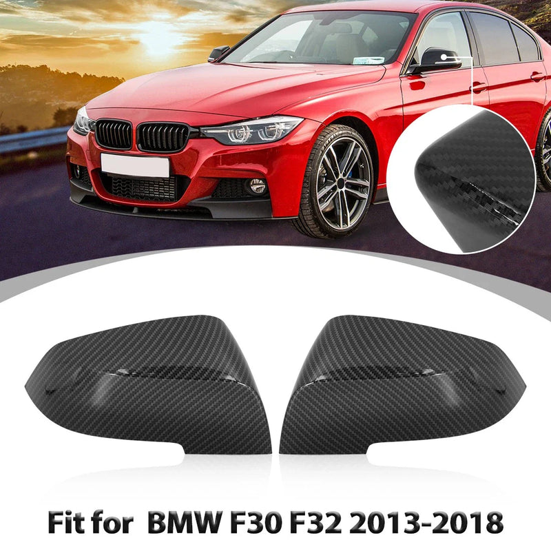 BMW F30 F32 Carbon Fiber Rear View Mirror Cover Cap (2013-2018)