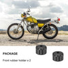 Honda XL175 / XL250 / XL250S / XL350 / XR250 Front Fuel Tank Cushions (1973–1989)
