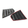 BMW 3-Series F30 2 x Carbon Fiber Quarter Window Louvers (2013-2018)