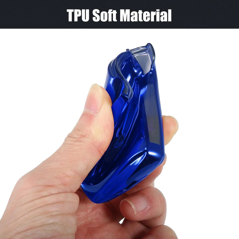 Mazda 3 6 CX-30 CX-5 CX-9 (2019-2021) Blue TPU Key Fob Remote Cover Case
