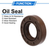 Make Model Oil Seal 16x30x7mm 2 x Seal Ring Rotary Shaft Seal FKM Rubber