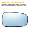 Honda Accord Right Side Heated Blue Mirror Glass (2003-2007)