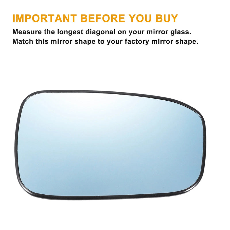 Honda Accord Right Side Heated Blue Mirror Glass (2003-2007)