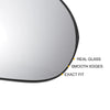 Jeep Compass Left Side Heated White Mirror Glass (2010-2016)