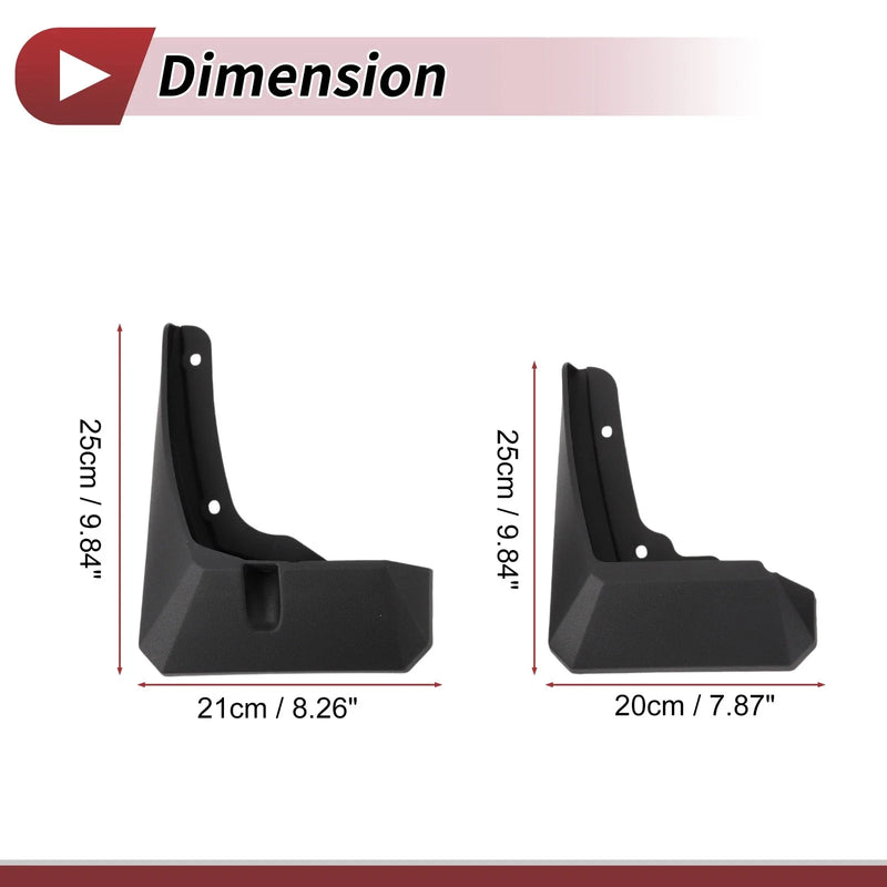 Kia EV9 Mud Flaps Splash Guards Set (2023-2024)