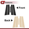 Toyota Reiz 6 x Door Pillar Window Trim Black (2005–2009)