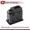 Ford Edge 2011-2019 Black 1 x Piece AUX USB Jack Port