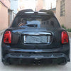 Mini Cooper F55 F56 S JCW Real Carbon Fiber Add-on Rear Roof Spoiler Wings