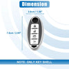 Nissan Cabstar Silicone Smart Key Fob Case Cover (2008-2009)