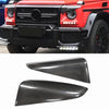 Benz G-Class W463 2 x Carbon Fiber Headlight Eyelid Trim (1998-2018)