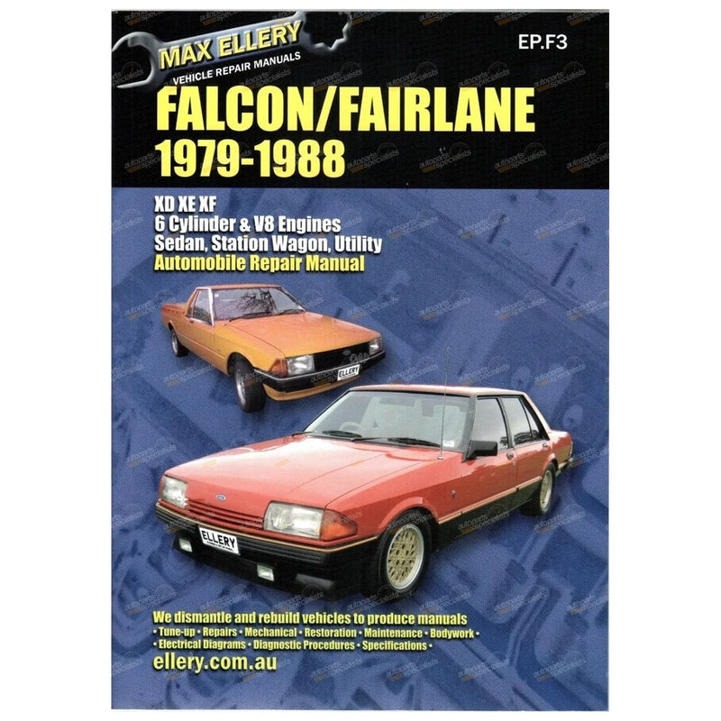 Falcon XD XE XF Fairlane ZJ ZK ZL LTD Fairmont Workshop Manual